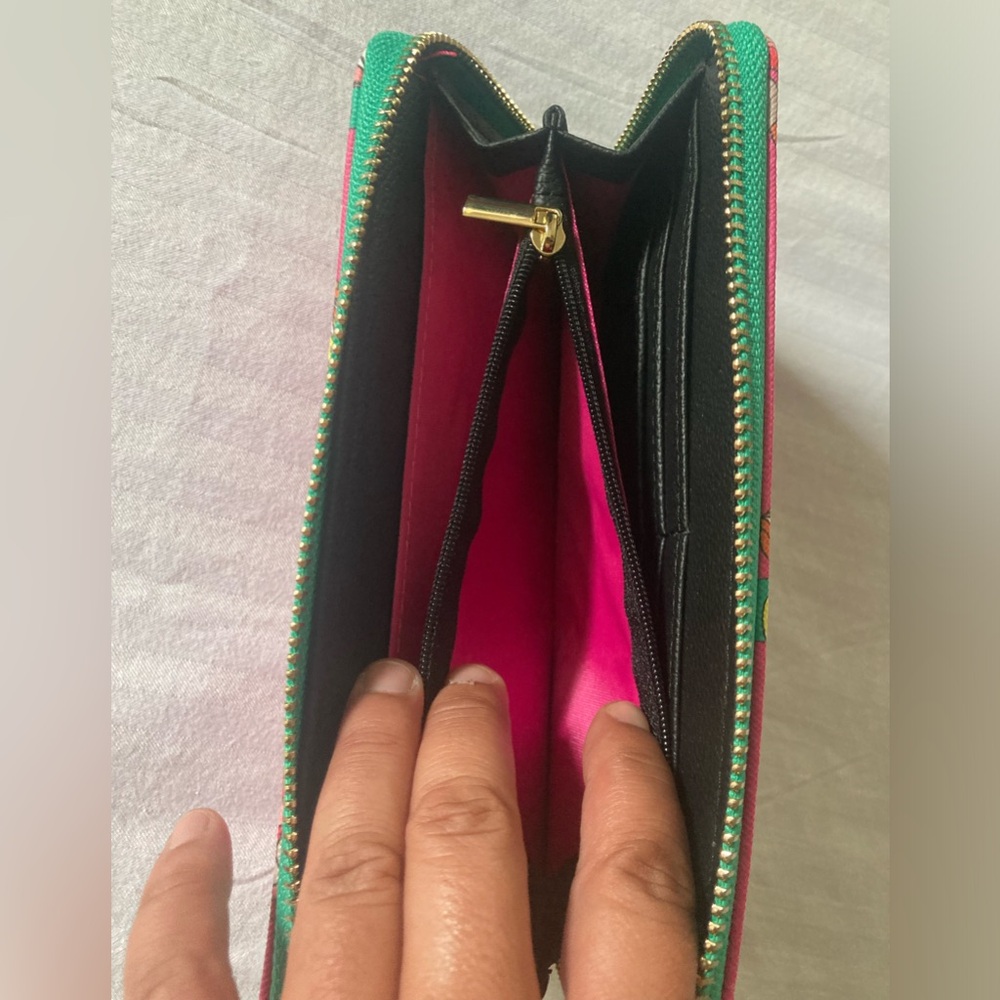 Trina Turk Pink Zip Wallet - Picture 4 of 15